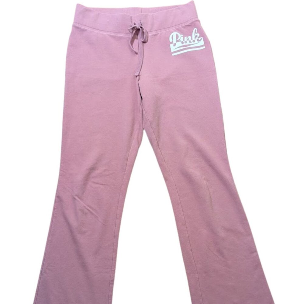 VTG Y2K Victoria's Secret Yoga Pant Super Soft Legging Vintage Mauve Rose Sz M